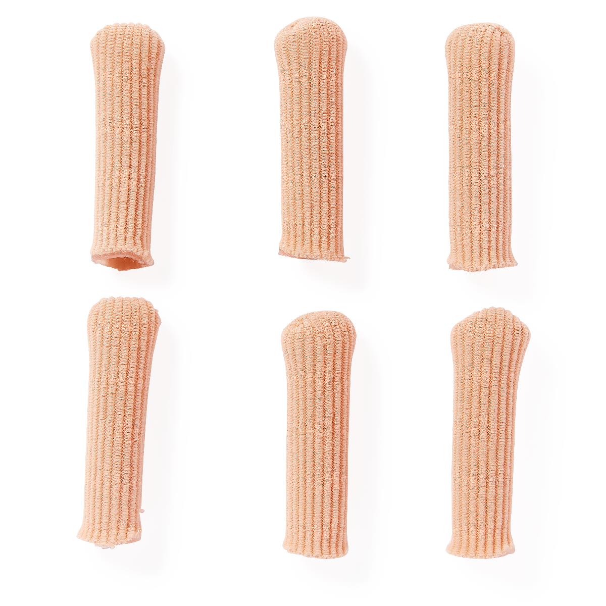 GEL RIBBED DIGITAL CAPS L/XL, 6/PK