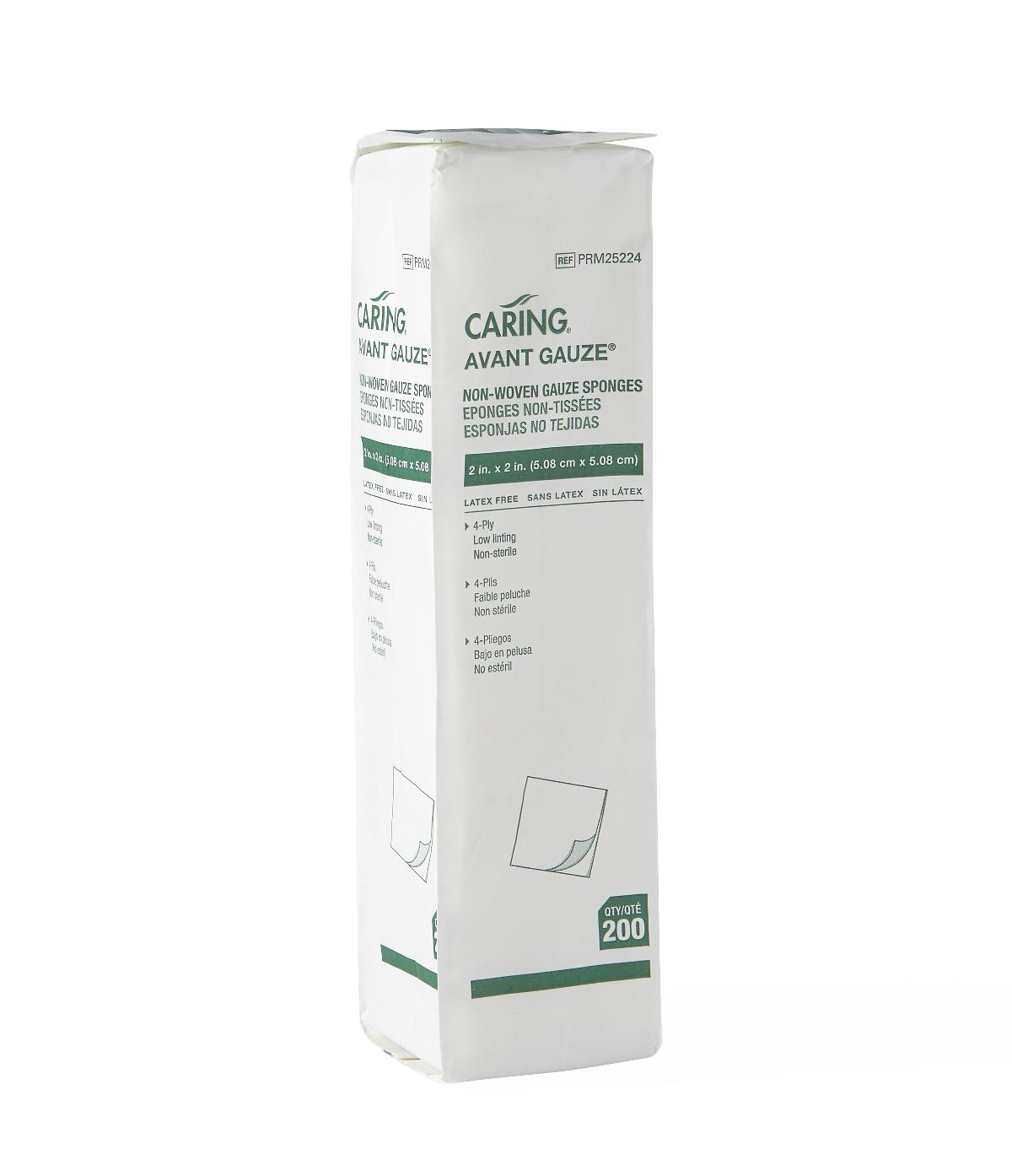 GAUZE,SPONGE,NW,2"X2",4PLY,NS,LF,8000/CS