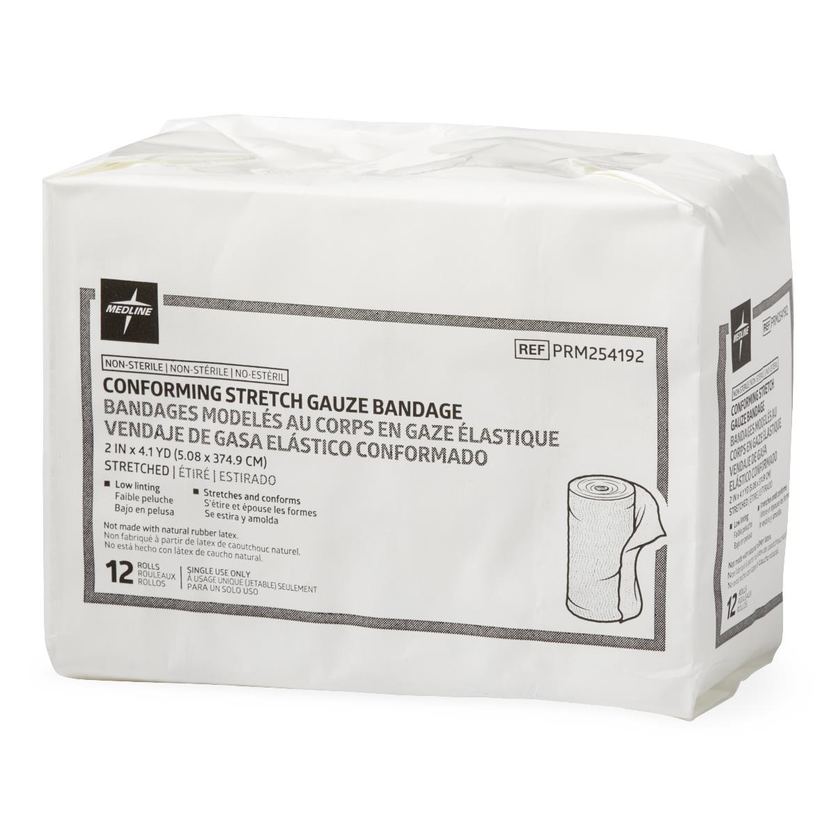 BANDAGE,GAUZE,CONFORMING,2X4.1YDS,NS,LF