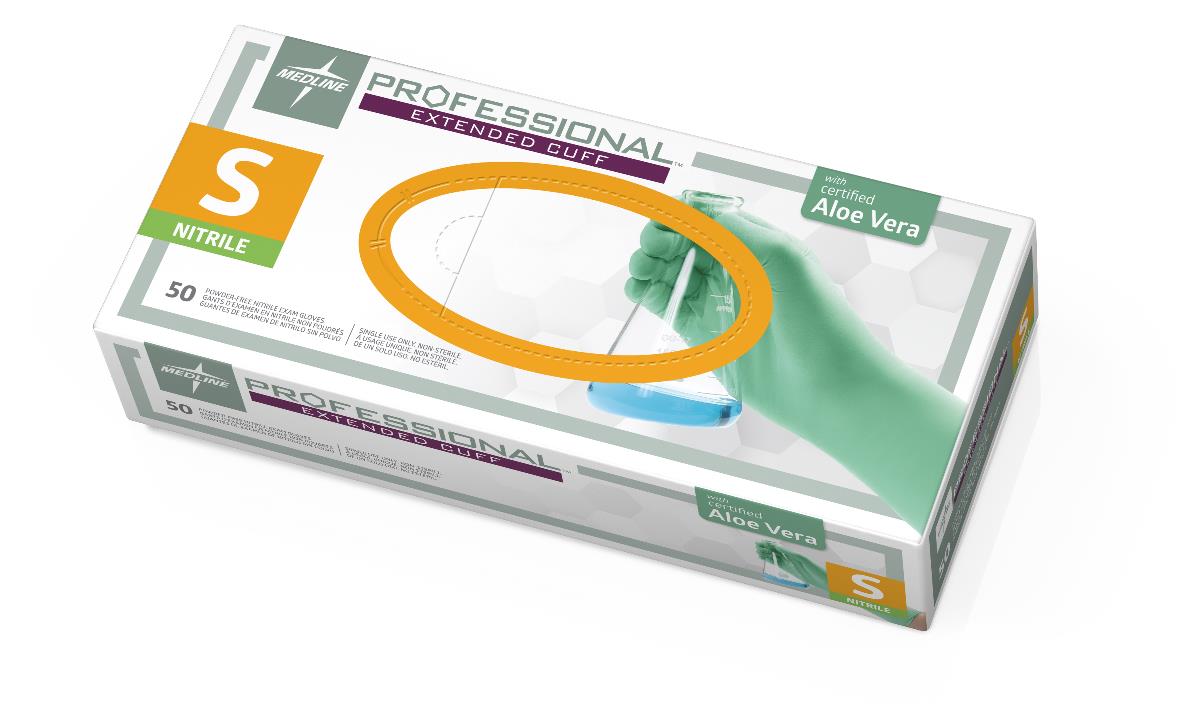 GLOVE,EXAM,CHEMO,NITRILE,ALOE,12",PF,SM