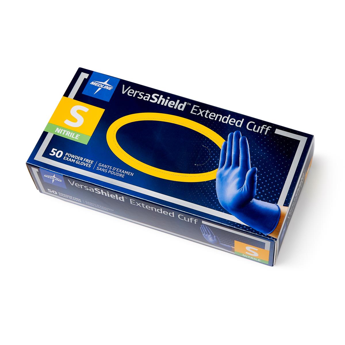 GLOVE,EXM,NITRILE,EXTD CUFF,LF,S