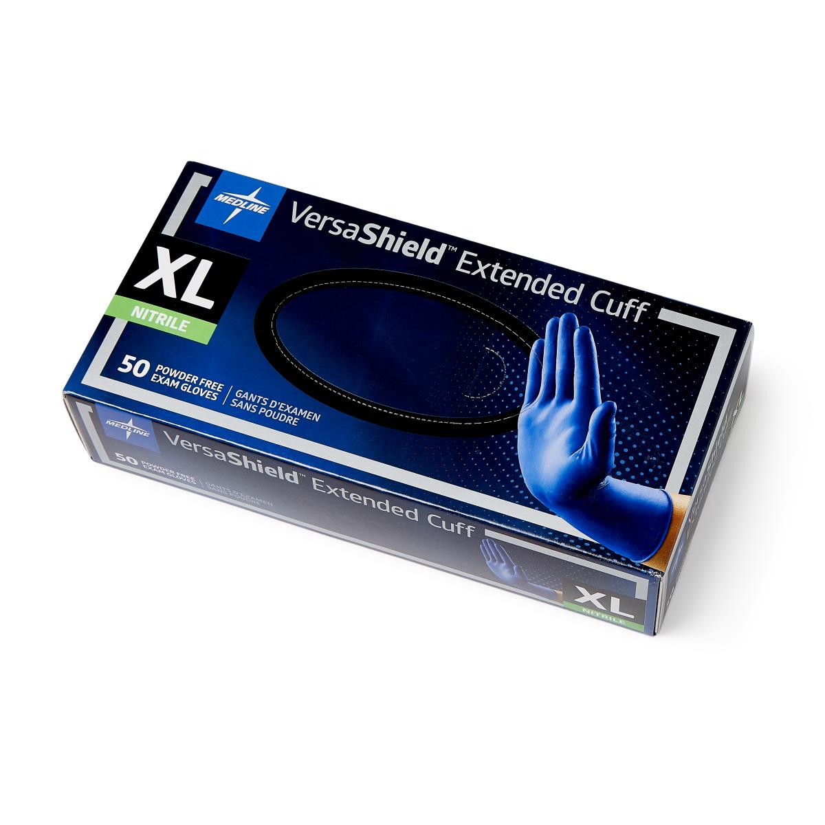 GLOVE,EXM,NITRILE,EXTD CUFF,LF,XL