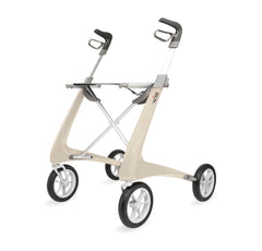 ROLLATOR, CARBON FIBER, COMFORT, WHITE