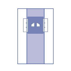 DRAPE,CATH/PORT INSERTION,TUNNELED,12/CS
