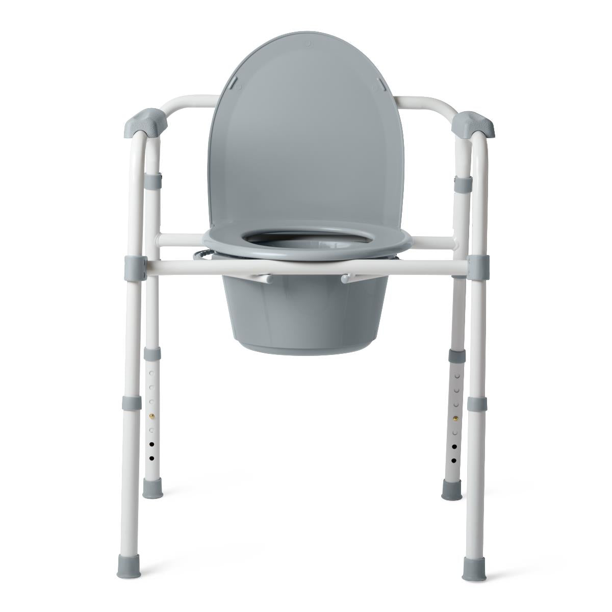 COMMODE,3 IN 1,STEEL FOLDING