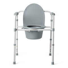 COMMODE,3 IN 1,STEEL FOLDING