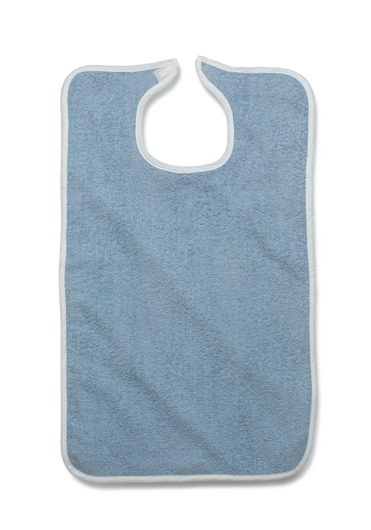 BIB,ADULT,TERRY,HOOK&LP,10 OZ,BLU,18X30