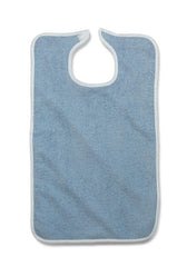 BIB,ADULT,TERRY,HOOK&LP,10 OZ,BLU,18X30