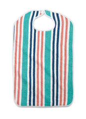 BIB,TERRY,HOOK&LP,13OZ,BRIGHT STRP,22X36