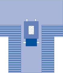 Laparotomy T-Drape w/Incise/Instrmnt Pad