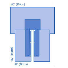C-V Split Drape
