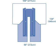 PACK,CARDIOVASCULAR,DRAPE,GOWN,3/CS