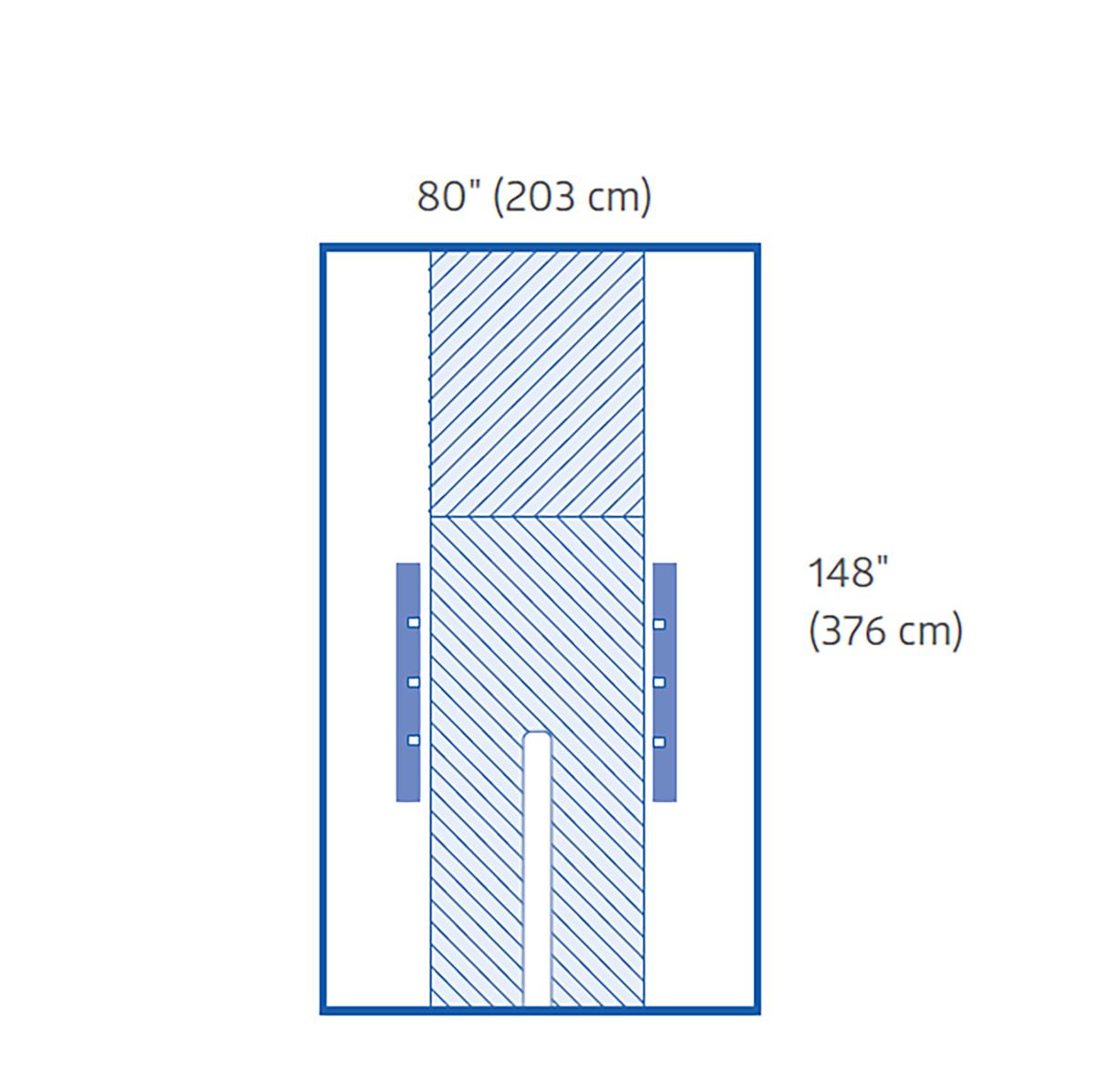 DRAPE,CARDIOVASCULAR,SPLT/HYBRD,ST,10/CS