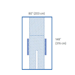 DRAPE,CARDIOVASCULAR,SPLT/HYBRD,ST,10/CS