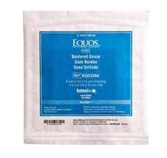 EQUOS BORDERED GAUZE, BULK,6"X6",STERILE
