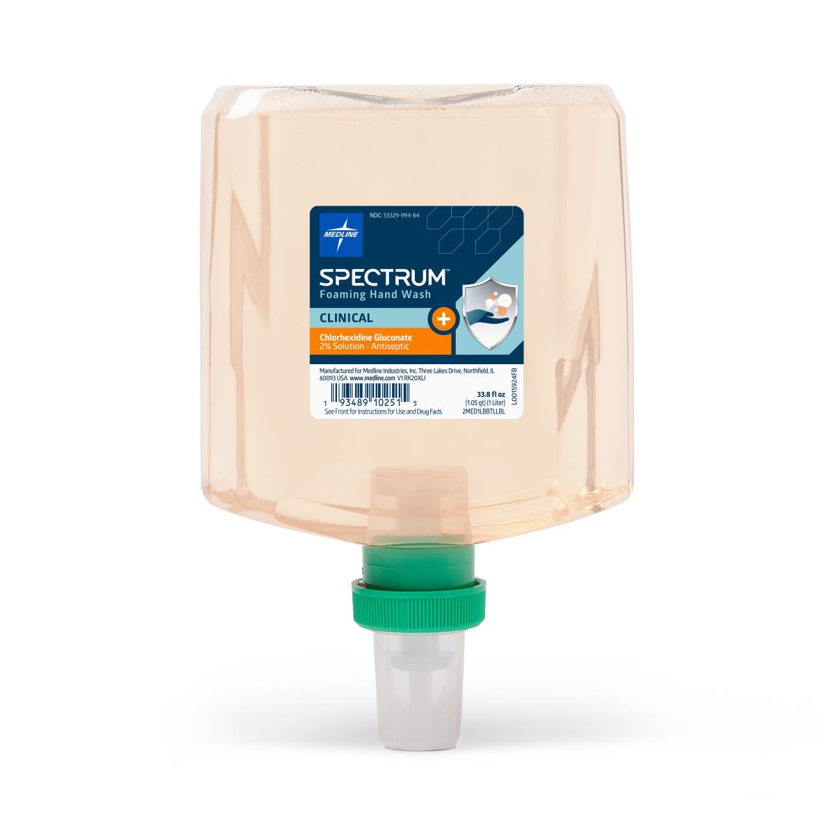 2% CHG ANTIBACTERIAL HAND SOAP, FOAM, 1L