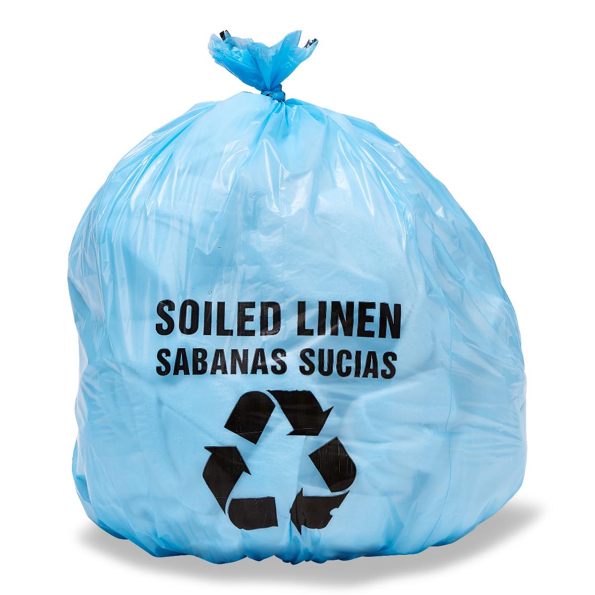 LINER,BLUE,SOILED LINEN,29X38,1 MIL,ROLL