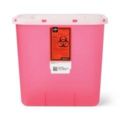 CONTAINER,SHARPS,2 GAL,CLR/RED,WALL/FREE