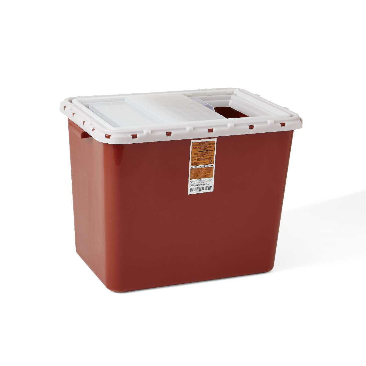CONTAINER,SHARPS,10 GAL,RED,SLIDE