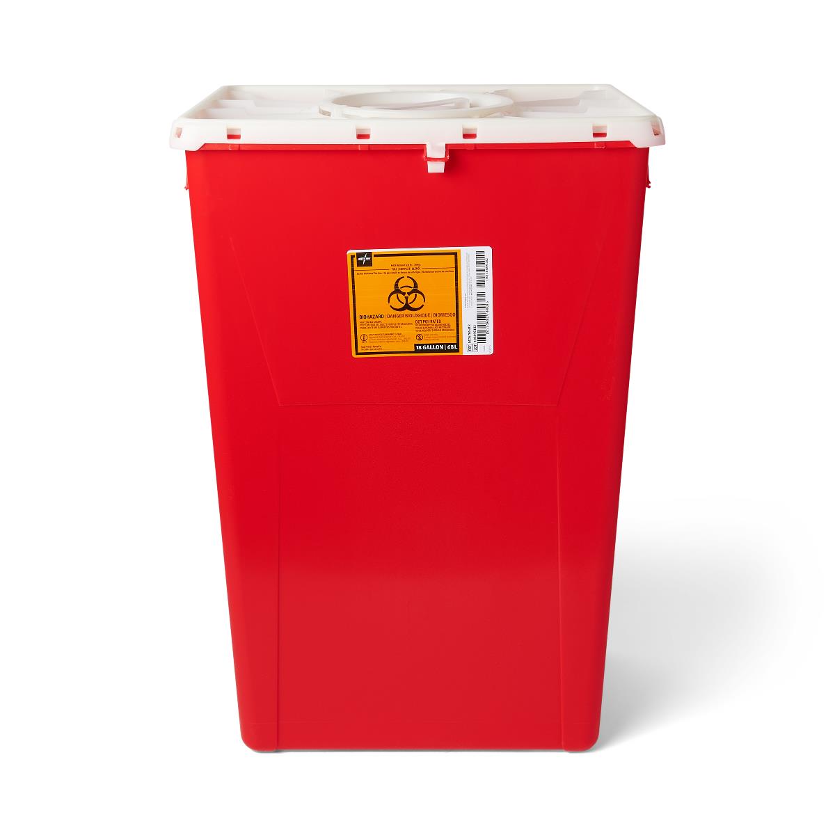 CONTAINER,SHARPS,18 GAL,RED,PORT,PGII