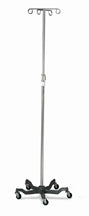 Chrome Five Leg IV Poles