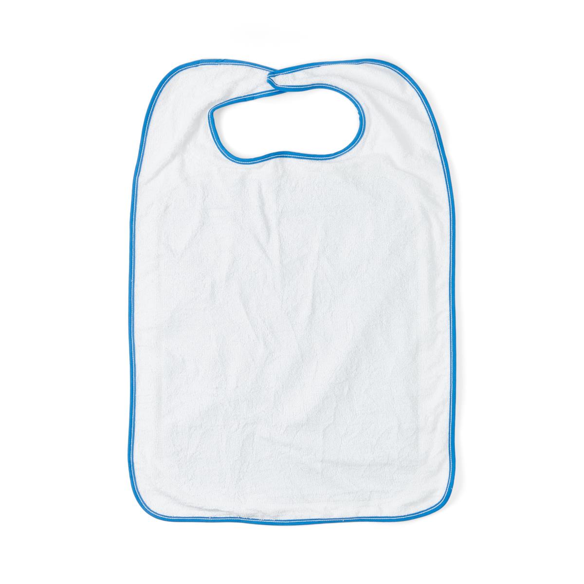 BIB,ADULT,IMPERVIOUS,HOOK&LOOP,WHT,21X33