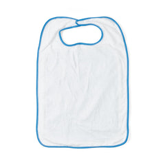 BIB,ADULT,IMPERVIOUS,HOOK&LOOP,WHT,21X33