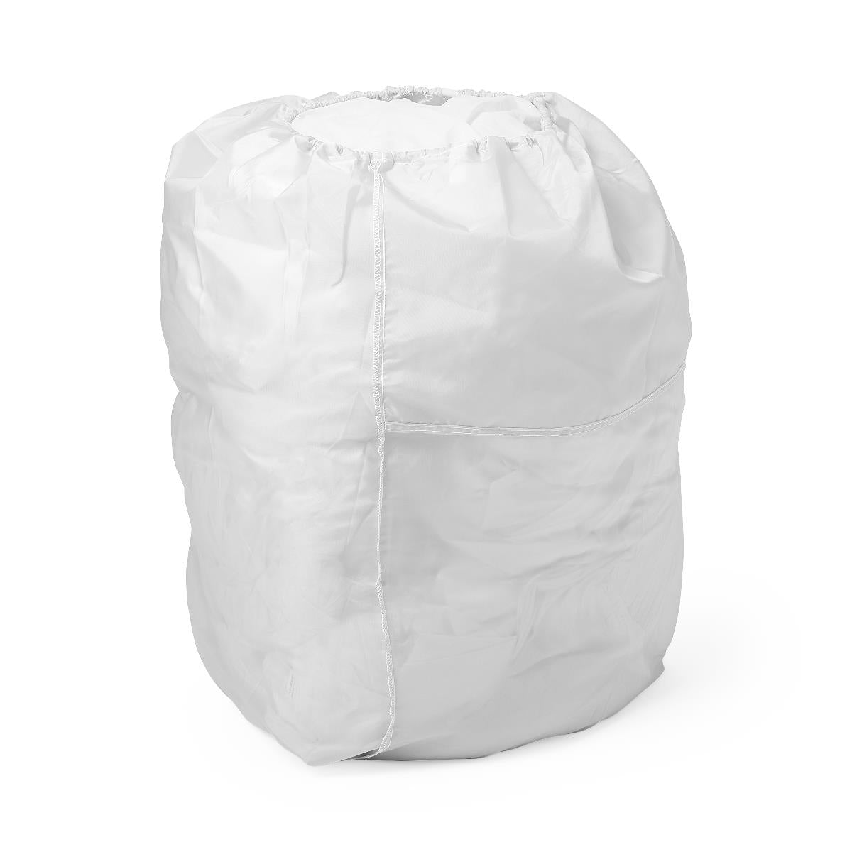 BAG,HAMPER,18",FLIP/ELAS,NYLON,WHITE,2DZ