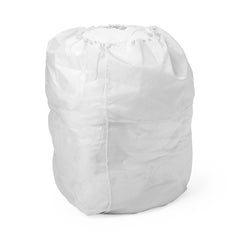 BAG,HAMPER,18",FLIP/ELAS,NYLON,WHITE,2DZ