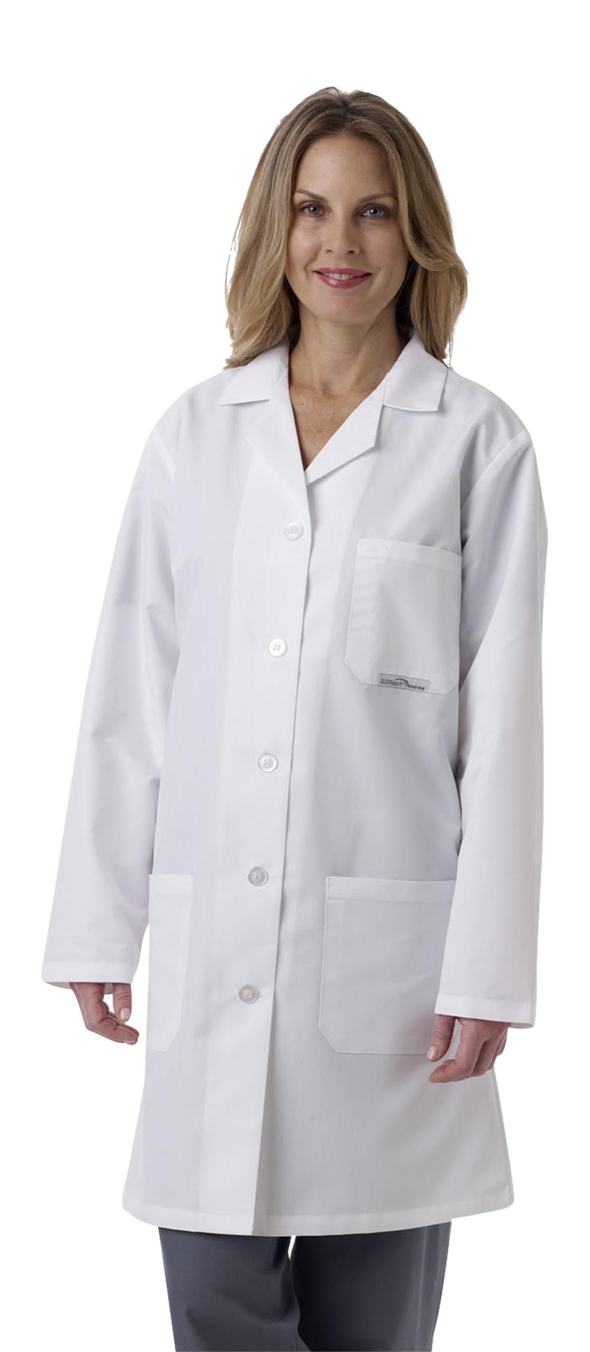 COAT,LAB,WMN,STAFF,SILVERTCH,SZ 6