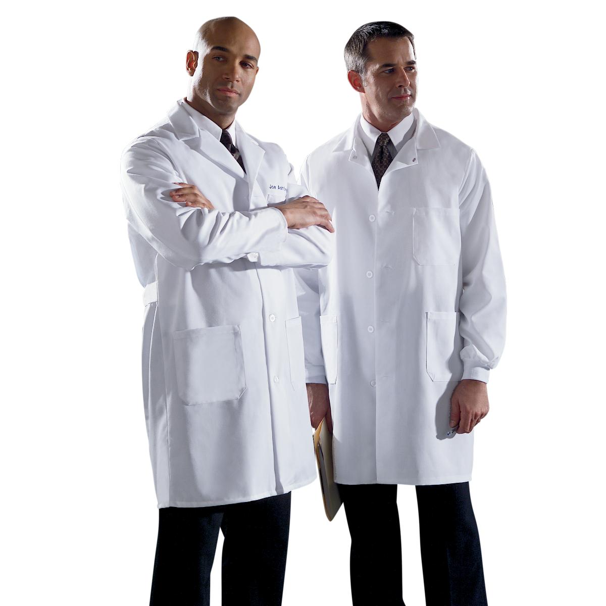 COAT,LAB,UNISEX,STAFF LENGTH,WHITE,52