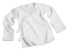 SHIRT,BABY,TIESIDE,MITTEN CUFF,3MO,6DZ