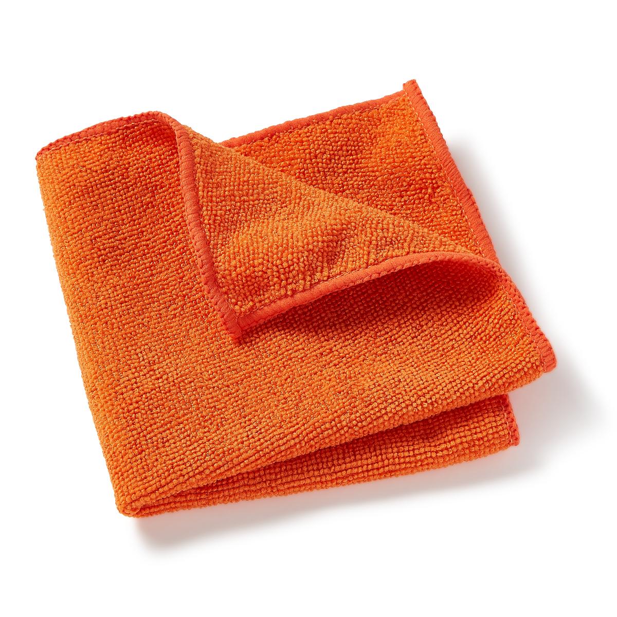 CLOTH,MICROFIBER,LT WT,12X12,ORNG,250/CS