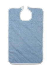 BIB,ADULT,TERRY,HOOK&LP,10 OZ,BLU,21X33