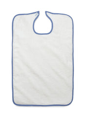 BIB,ADULT,TERRY,10 OZ,WHITE,21X33