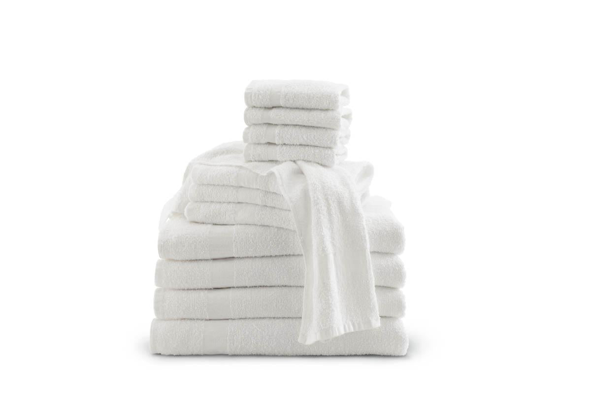 Basic 100% Cotton Terry Bath Towels