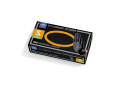 GLOVE,EXAM,NITRILE,VSTORM,BLACK,PF,LF,S