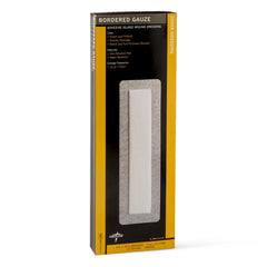 GAUZE,BORDER,4"X14",(2X12"PAD,)STERILE
