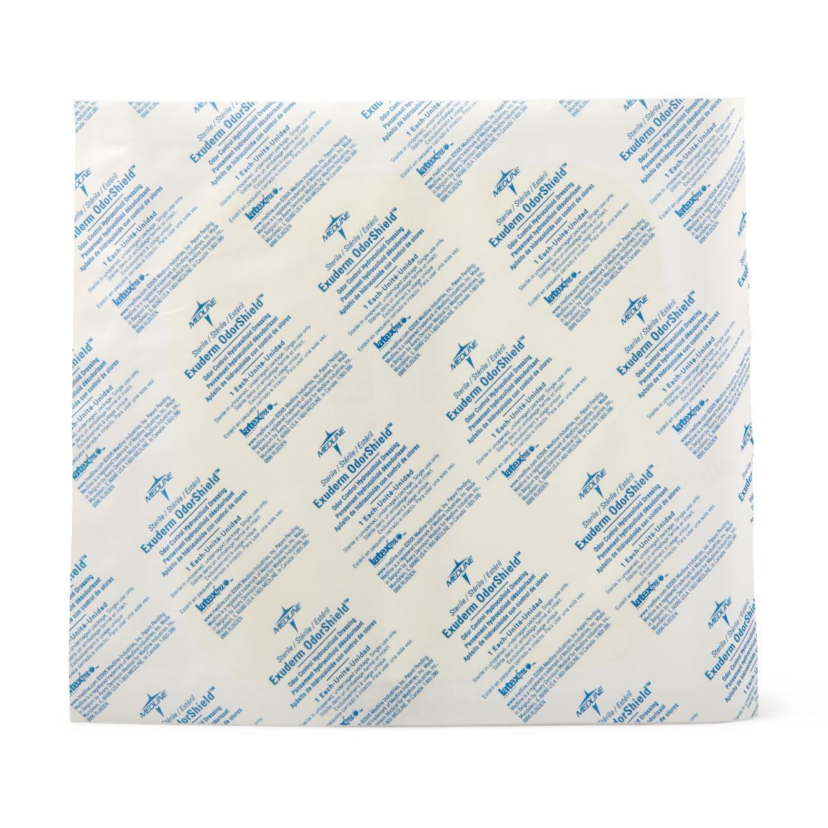 DRESSING,EXUDERM,ODORSHIELD,6" X 6"