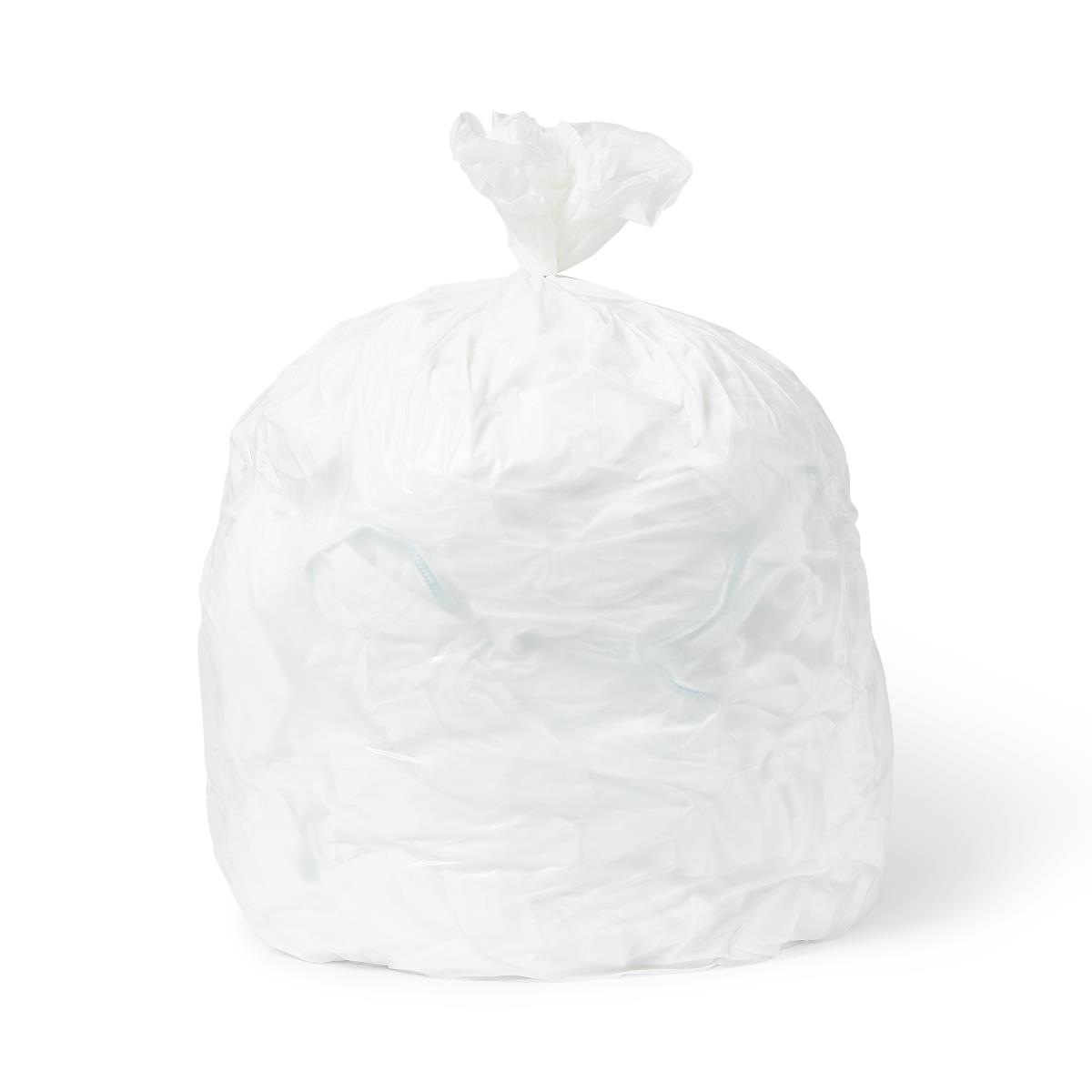 LINER,WHITE,SCENTD,31X43,33GAL,1MIL,FLAT