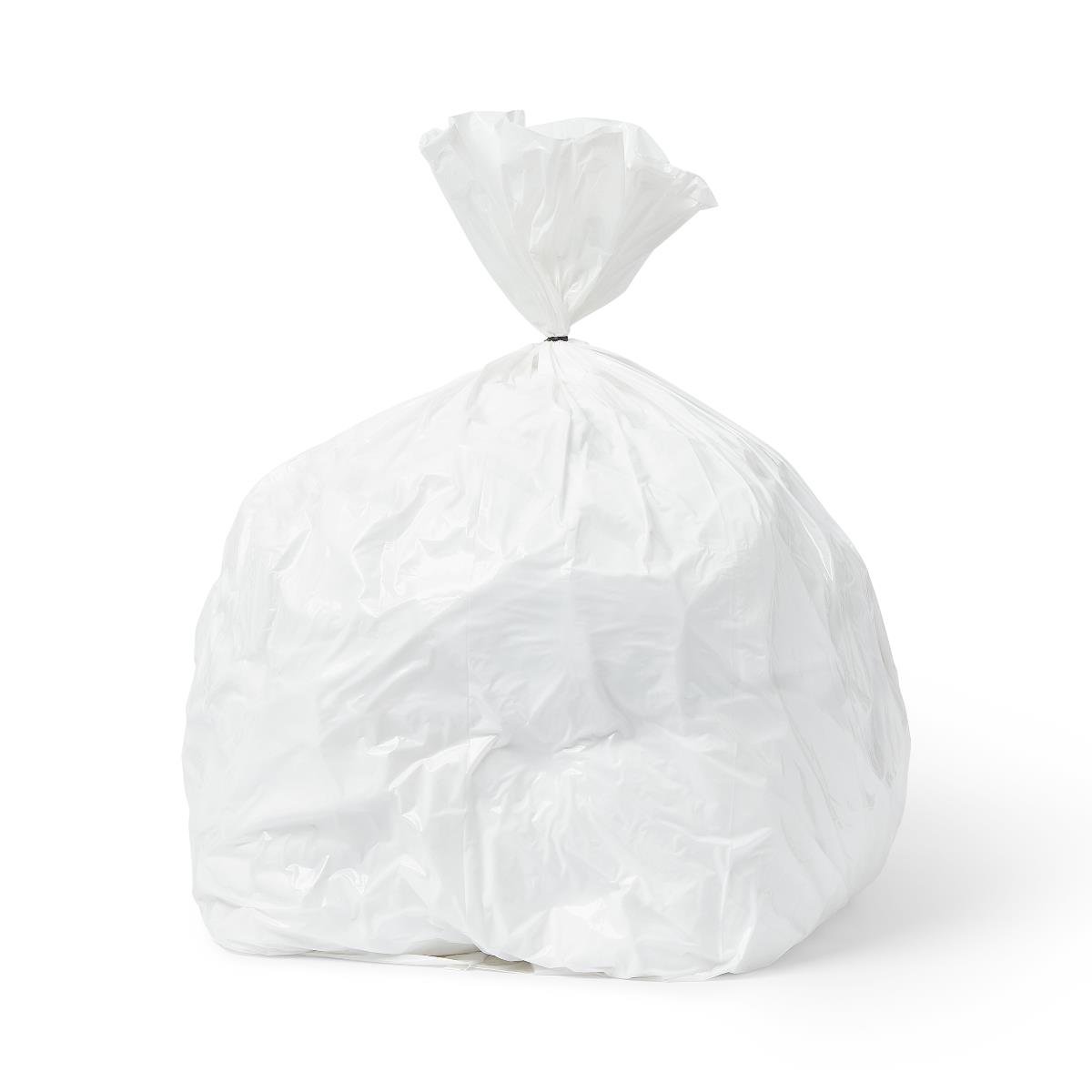 LINER, WHITE, 12X8X22, 7 GAL,1 MIL, FLAT
