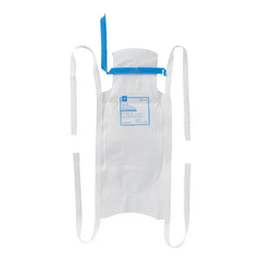 BAG,ICE,CLAMP-CLOSE,4TIES,WHITE,6.5