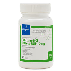 CETIRIZINE 10MG TAB 30/BT 64BT/CS