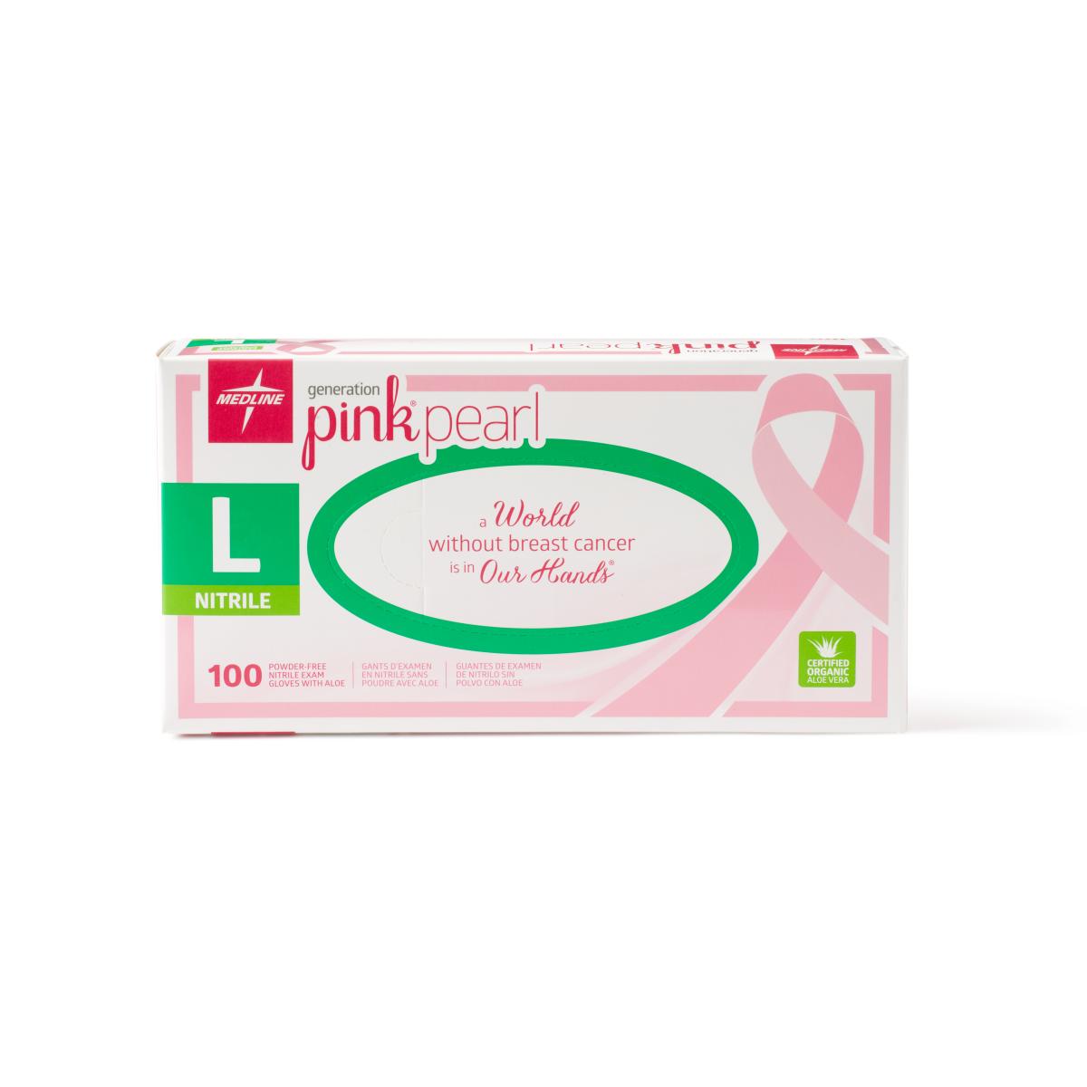 Generation Pink Pearl Nitrile Exam Glove