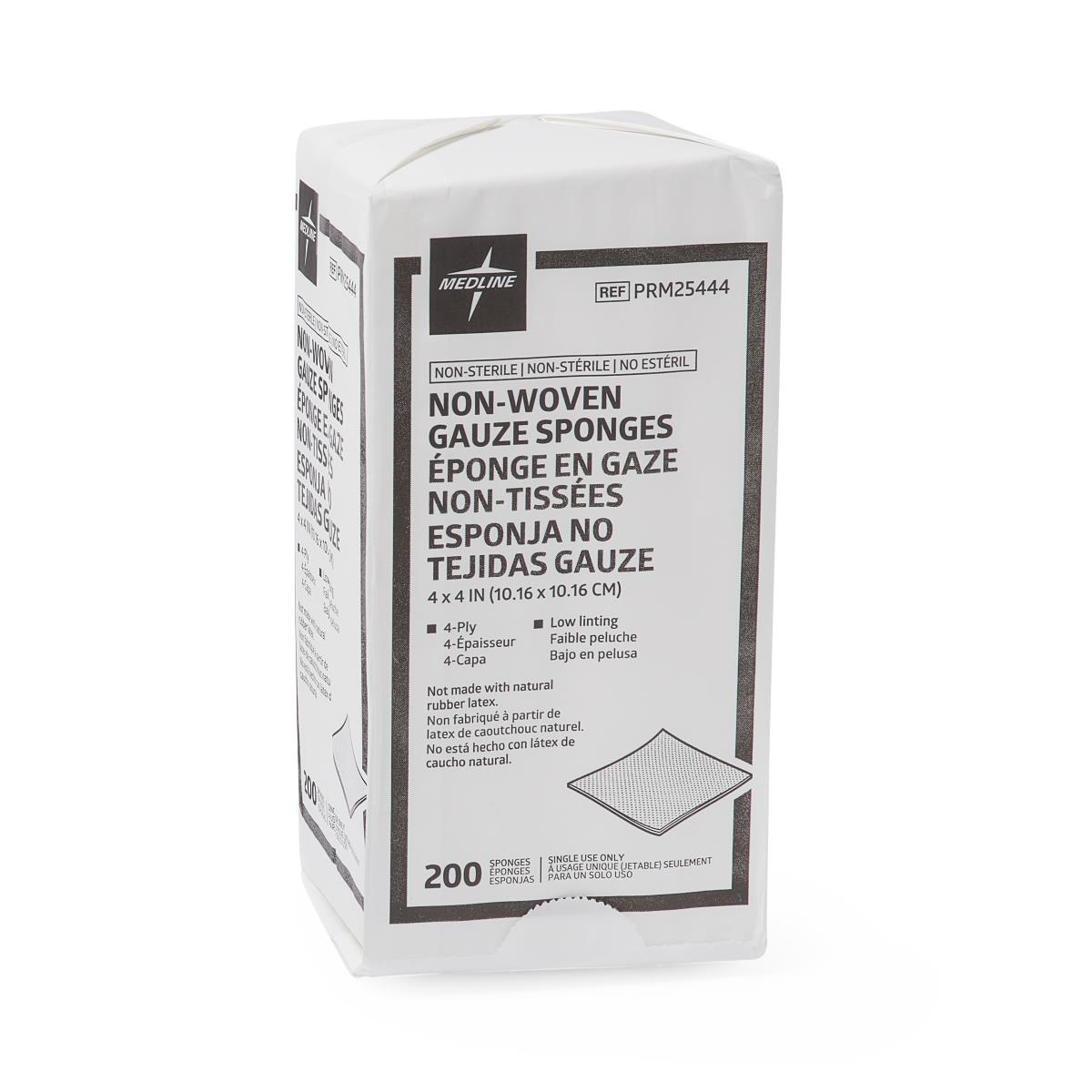 GAUZE,SPONGE,NW,4"X4",4PLY,NS,LF,2000/CS