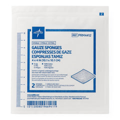 GAUZE,SPONGE,4"X4",12PLY,STERILE,LF,2/PK