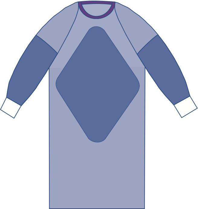 GOWN,SIRUS,FABRNF,XL,100/CS